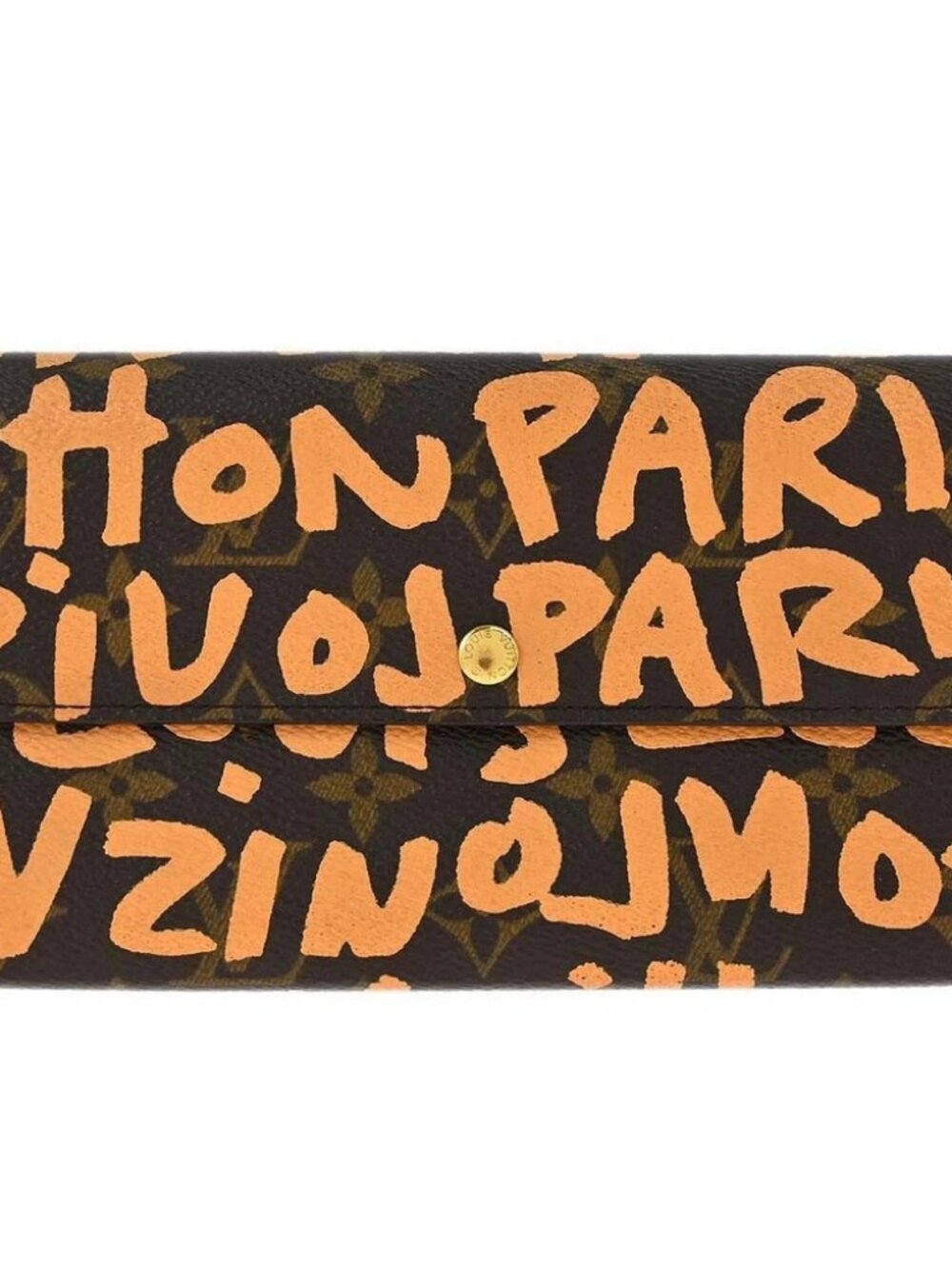 Louis Vuitton Monogram Graffiti Porte Monnaie Credit Wallet M92190 TH0041 187685